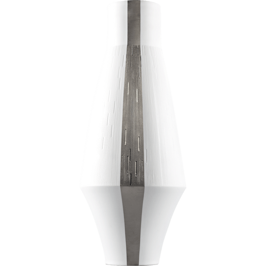 Large Infini Vase with 2 Platinum Bands
