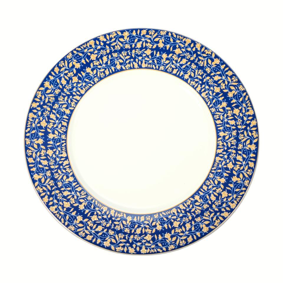 Blue dinner plate