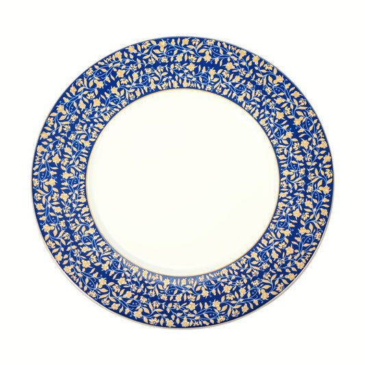 Blue dinner plate