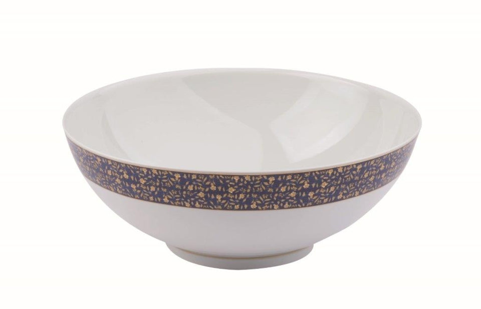 Blue salad bowl