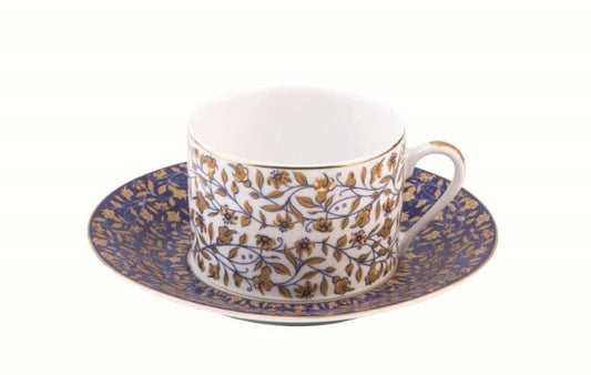 Blue tea saucer