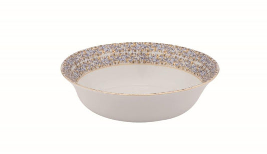 White deep soup/cereal plate