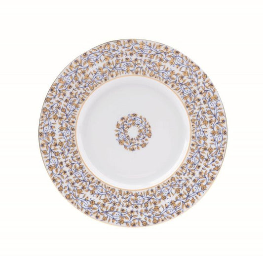 White dessert plate