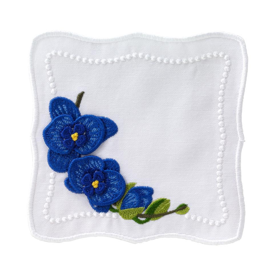 Indigo Cocktail Napkins - Set of 4