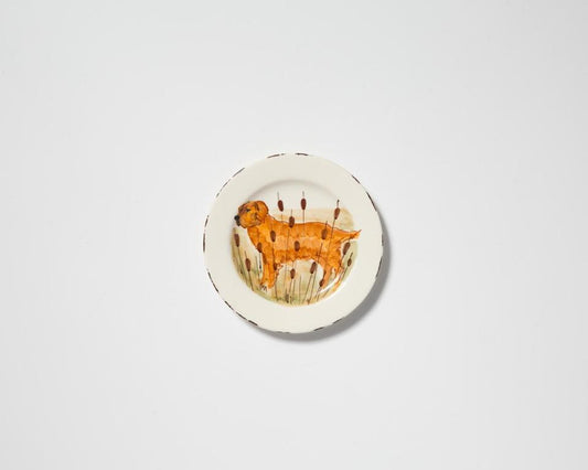 Hunting Dog Salad Plate