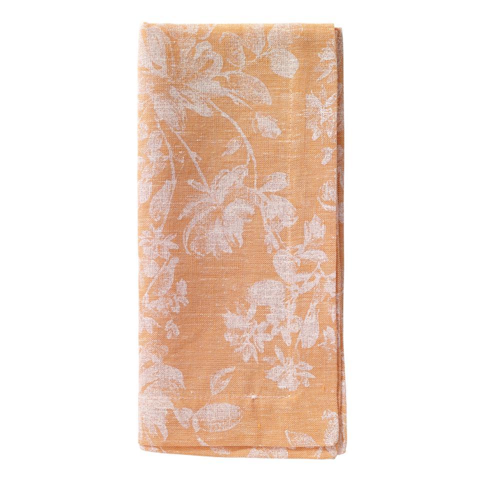 White Bloom Apricot 20" Napkin - Set of 4