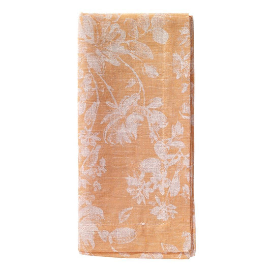White Bloom Apricot 20" Napkin - Set of 4