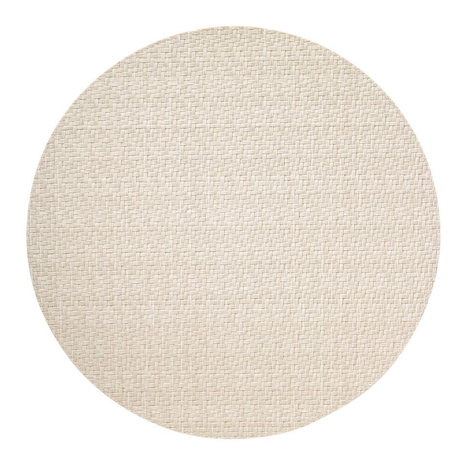 Cream Round Mats p/4