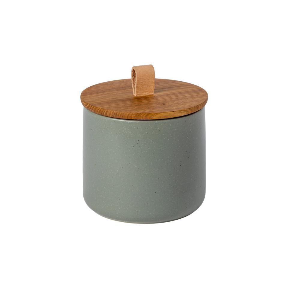Canister 6" w/ Oak Wood Lid
