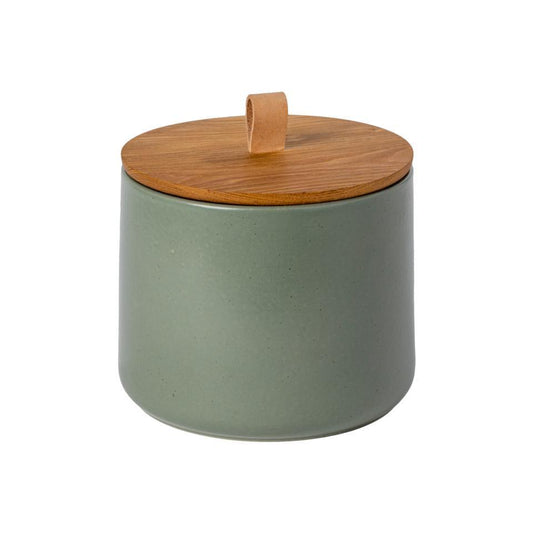Canister 8" w/ Oak Wood Lid