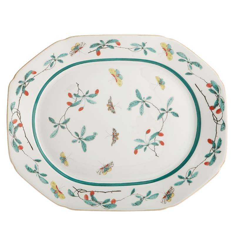Famille Verte Octagonal 15' Platter