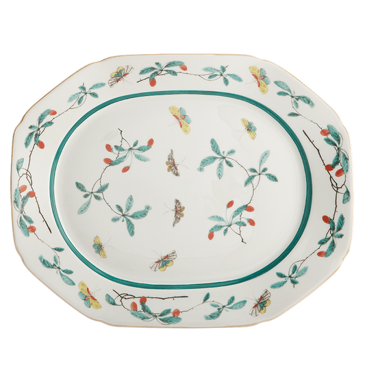Famille Verte Octagonal 15' Platter