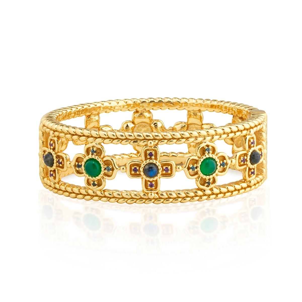 Hinged Bangle, S/M - Multi