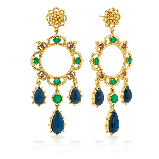 Belle Nuit Dangle Earrings - Multi