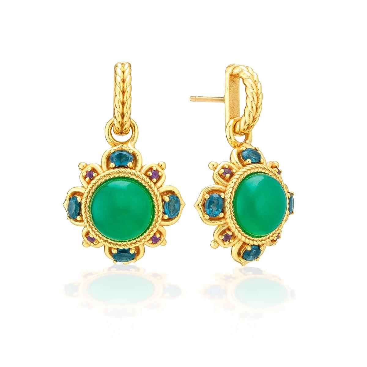 Post Drop Earrings - Multi