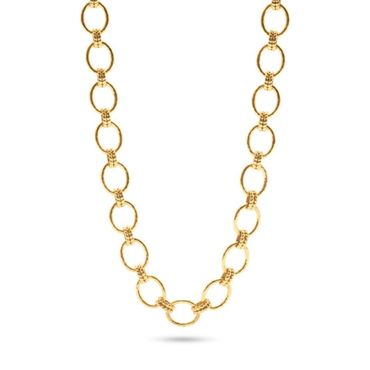Grande Link Necklace, 16' - Gold