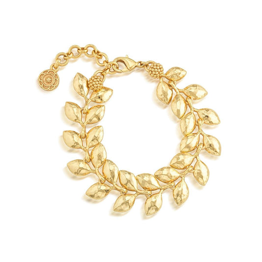 Link Bracelet, 7"+2" - Gold