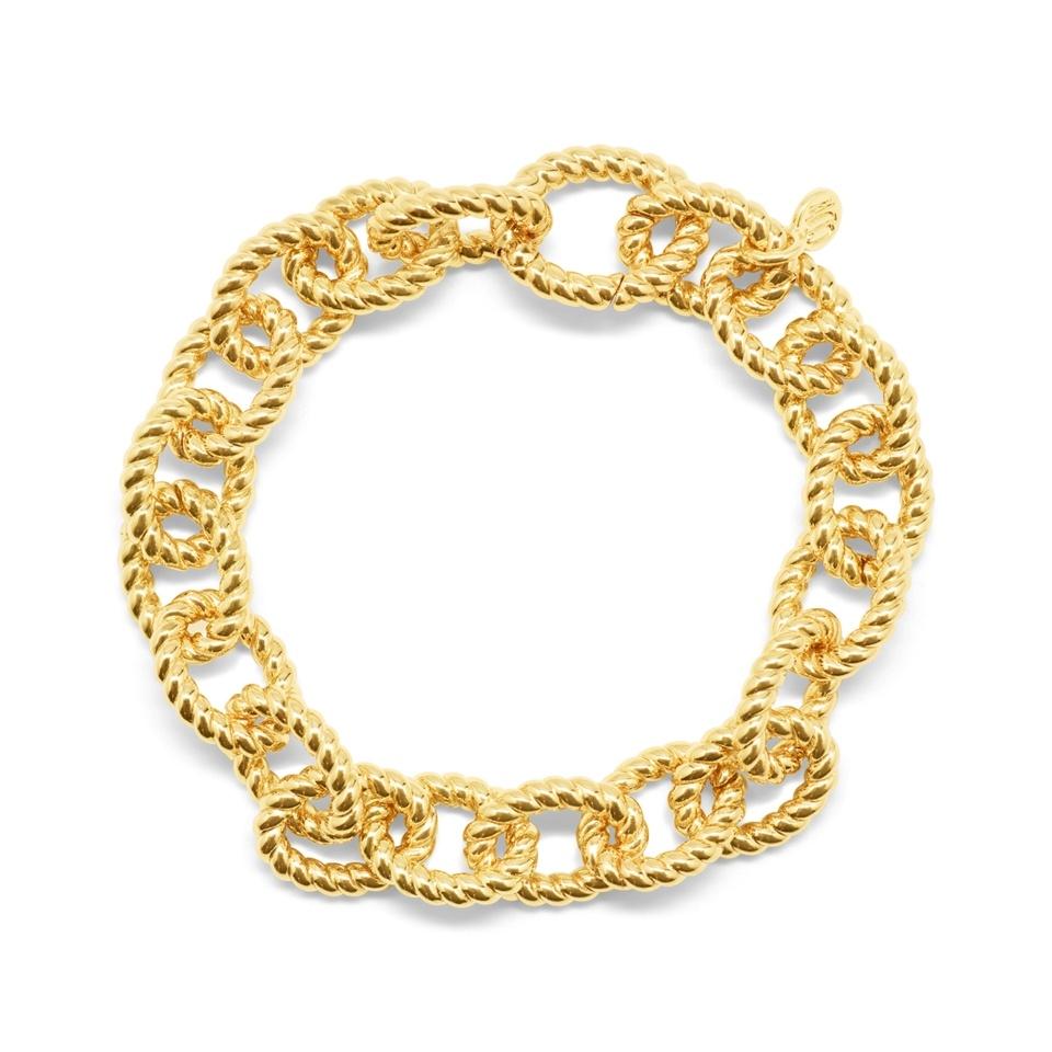 Small Chain Bracelet, 8" - Gold