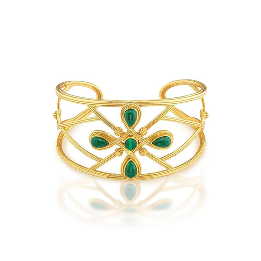 Gem Cuff - Malachite
