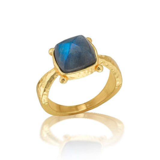 Gem Ring, Size 8 - Blue Labradorite