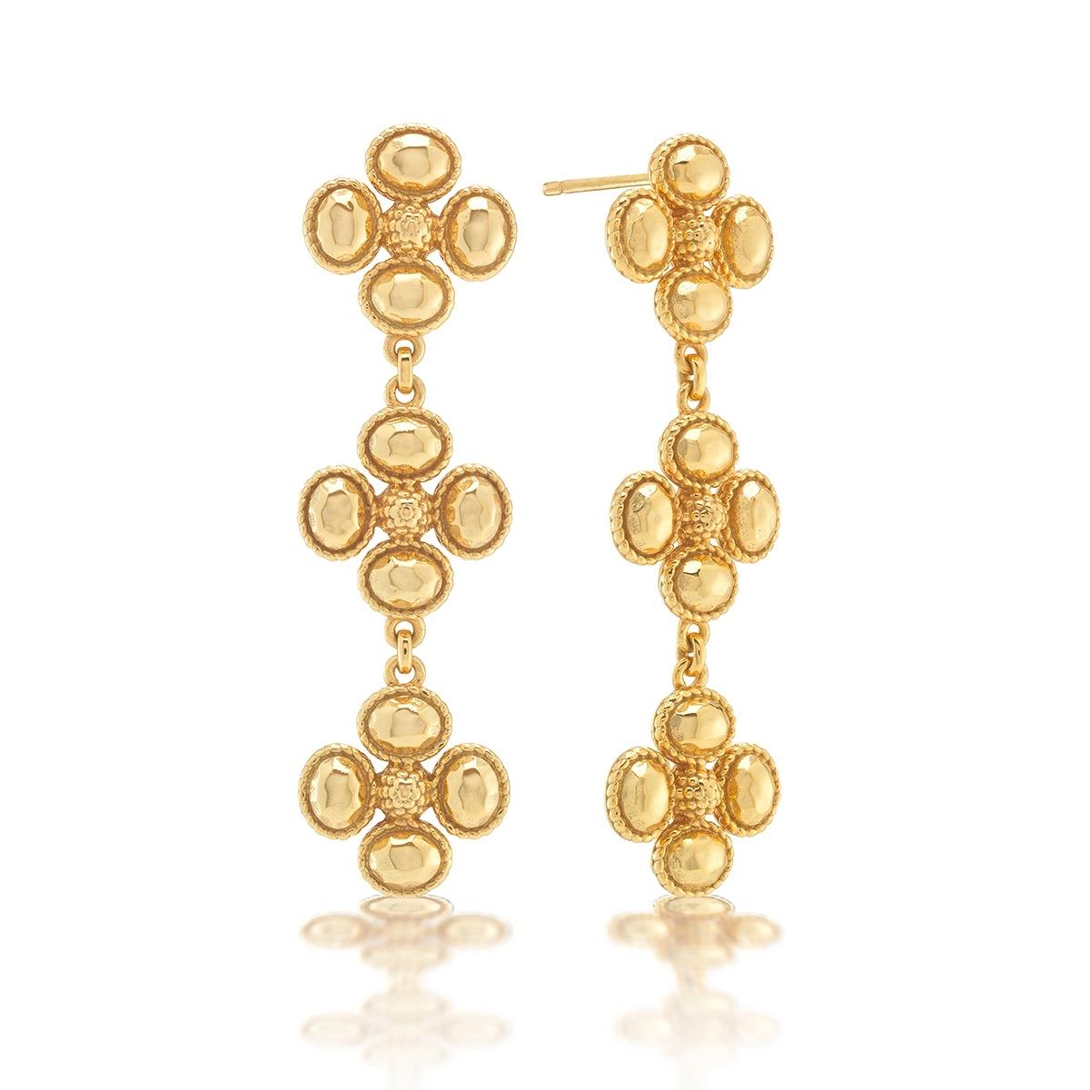 Linear Earrings - Gold