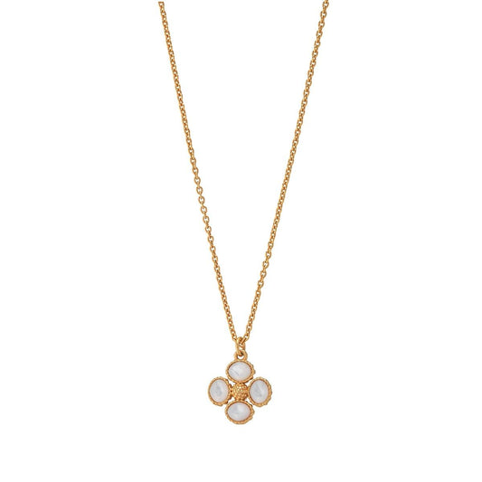 Double Sided Charm Necklace, 16"+2" - MOP