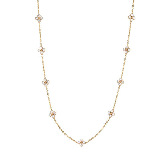 Double Sided Necklace, 28" - MOP