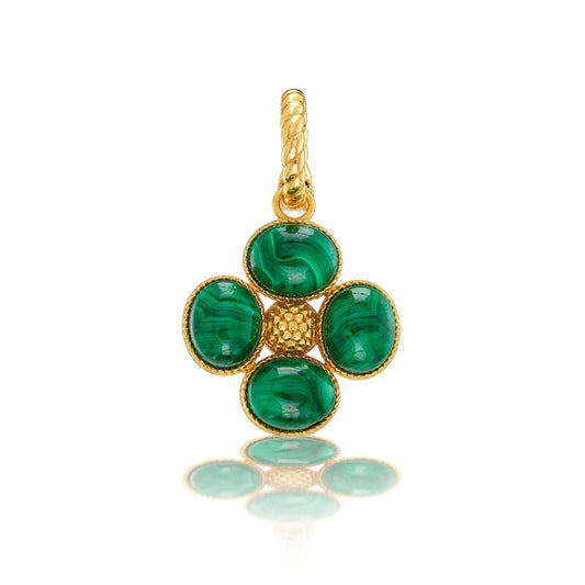 Double Sided Pendant - Malachite