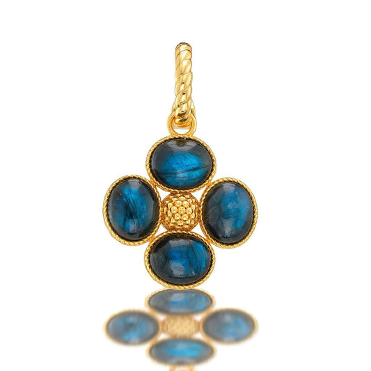 Double Sided Pendant - Blue Labradorite