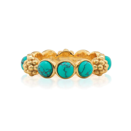 Gem Ring, Size 9 - Turquoise