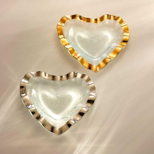 8" heart bowl