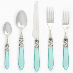 Antique Aqua Five-Piece Place Setting