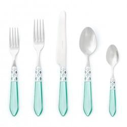 Brilliant Aqua Five-Piece Place Setting