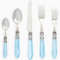 Aladdin Antique Light Blue Five-Piece Place Setting