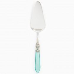 Antique Aqua Pastry Server