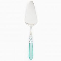 Brilliant Aqua Pastry Server