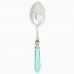 Aladdin Antique Aqua Slotted Serving Spoon