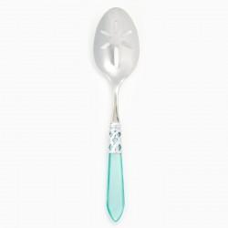 Aladdin Brilliant Aqua Slotted Serving Spoon