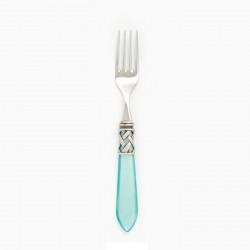 Antique Aqua Salad Fork