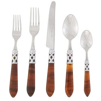 Brilliant Tortoiseshell Five-Piece Place Setting