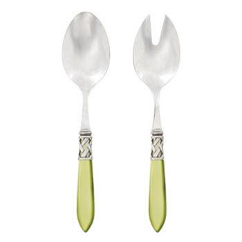 Aladdin Antique Chartreuse Salad Server Set