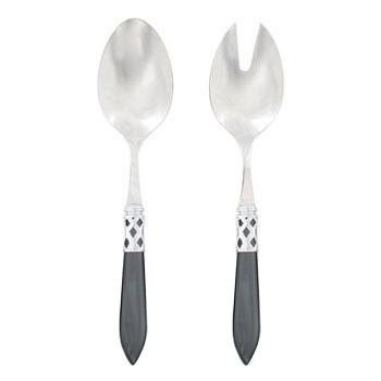 Aladdin Brilliant Charcoal Salad Server Set