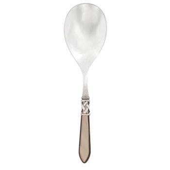 Antique Taupe Serving Spoon