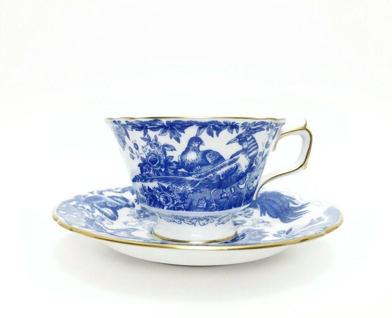 Blue Aves Cup and Saucer