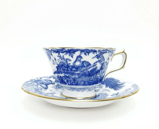 Blue Aves Cup and Saucer
