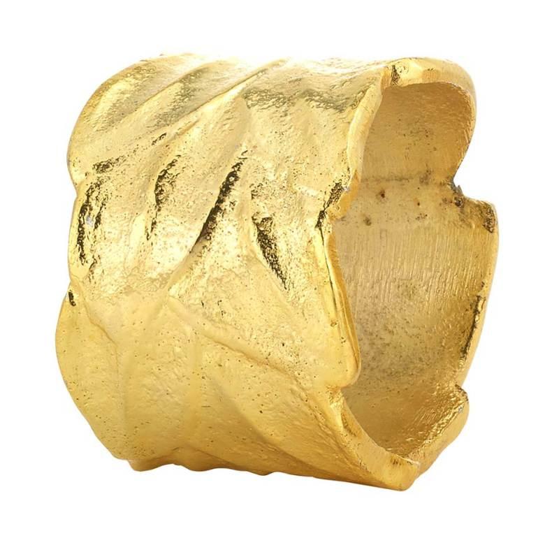 Laurel Leaf Napkin Ring-Gold