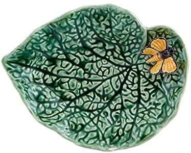 Begonia Leaf with Butterfly