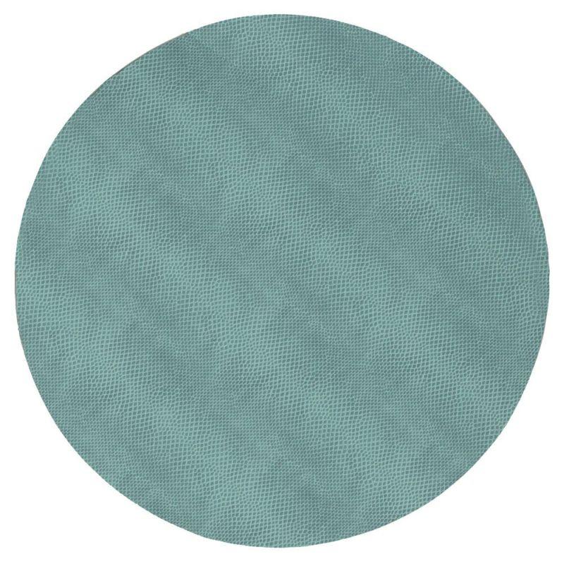 Placemat-Round Snakeskin Mist