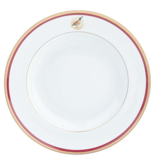 Motif On Rim Dinner-Gold