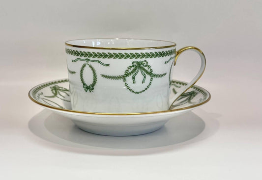 Cheverny Green Cup & Saucer